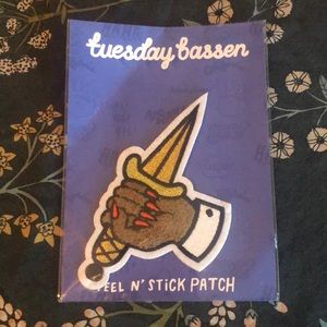 Tuesday Bassen “Hand with Dagger” Peel & Stick Patch